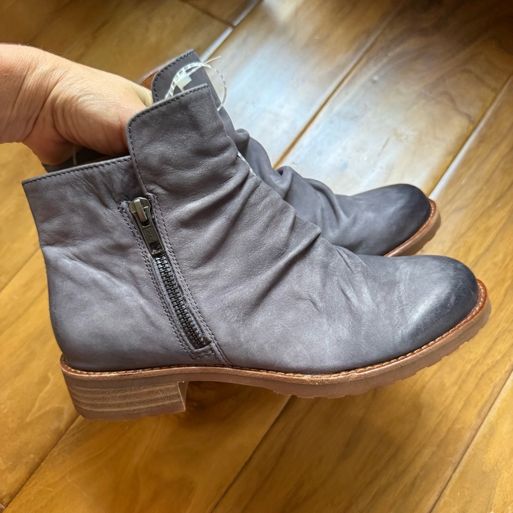 NWT Sofft Beckie II Leather Booties Color Storm Blue Sz 6,5 - Picture 11 of 16